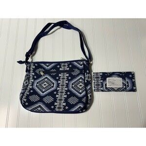 Southwestern Navajo Blue Shoulder Bag Purse